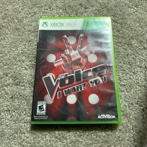 The Voice: I Want You Game for Microsoft Xbox 360 - Tested Working Clean Disc